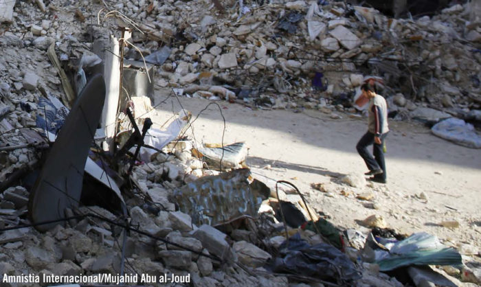 O “círculo do inferno” dos bombardeamentos na Síria empurrou os civis para os subterrâneos