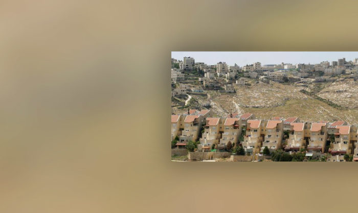 Israel: construção de colonatos na Cisjordânia