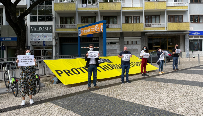 Ação de rua pelo fim da violência armada e ilegal