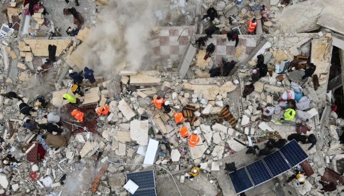 Síria: Necessária ação internacional após sismos que atingiram regiões devastadas pela guerra
