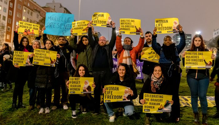 Amnistia Internacional juntou voz das mulheres iranianas à Marcha do Dia Internacional da Mulher