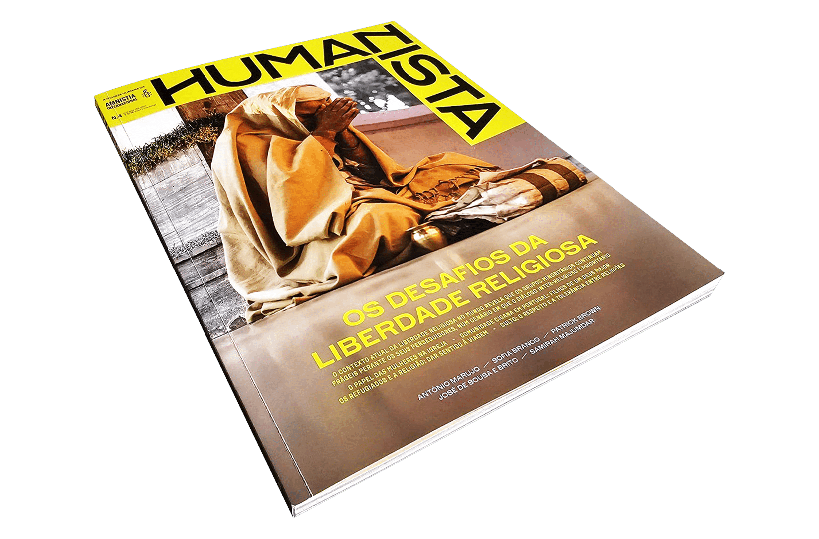 Revista Humanista abordando liberdade religiosa.